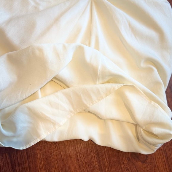 GUESS  Dress Womens Size 6 Ruched Off White - Picture 10 of 10